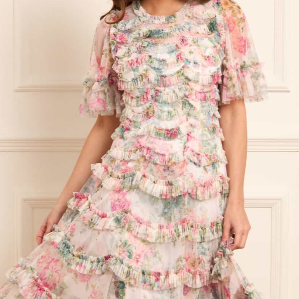 BHLDN Needle & Thread Dress size US 6 $590 - Picture 7 of 7